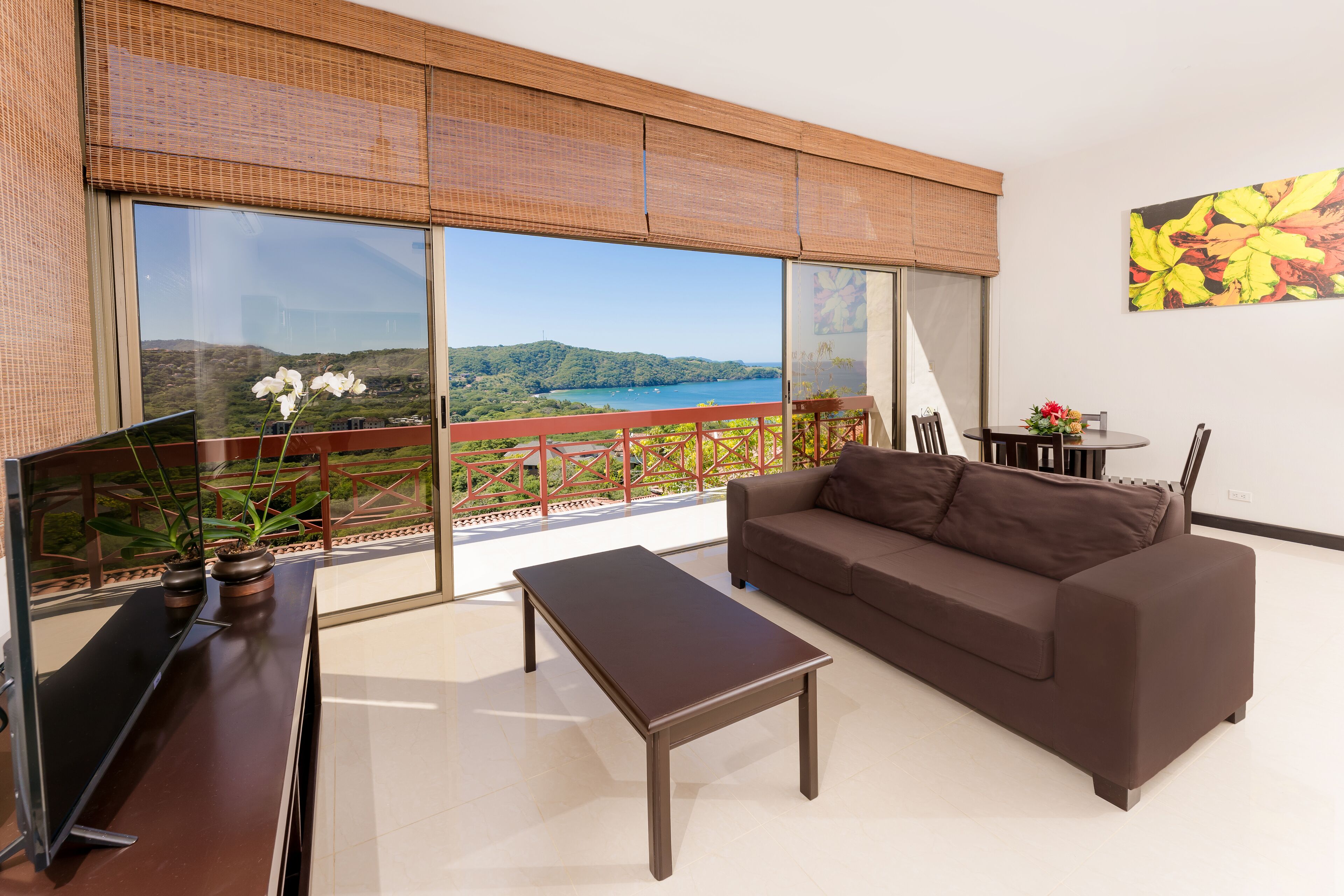 Premium Ocean View Villa | Oppholdsområde | Flatskjerm-TV