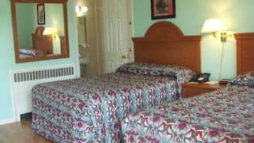 Rom – standard, 2 dobbeltsenger | Wi-fi (inkludert), sengetøy og vekkerklokke