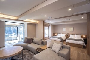 总统套房, 2 间卧室, 私人浴室, 山景 | 羽绒被、客房内保险箱、特色装修、特色家居