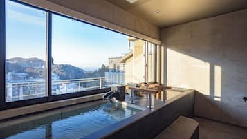 Premium Suite, Private Bathroom, Mountain View | Bathroom | Designer toiletries, hair dryer, bathrobes, slippers