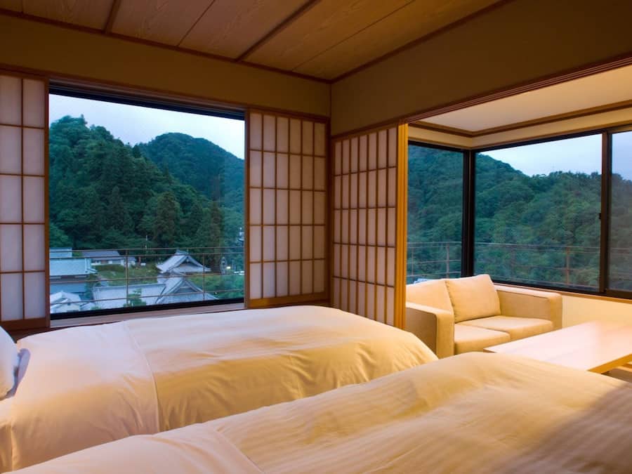 Japanese Western Style Room, Non-Smoking (Tatami 12.5) | Down comforters, in-room safe, individually decorated