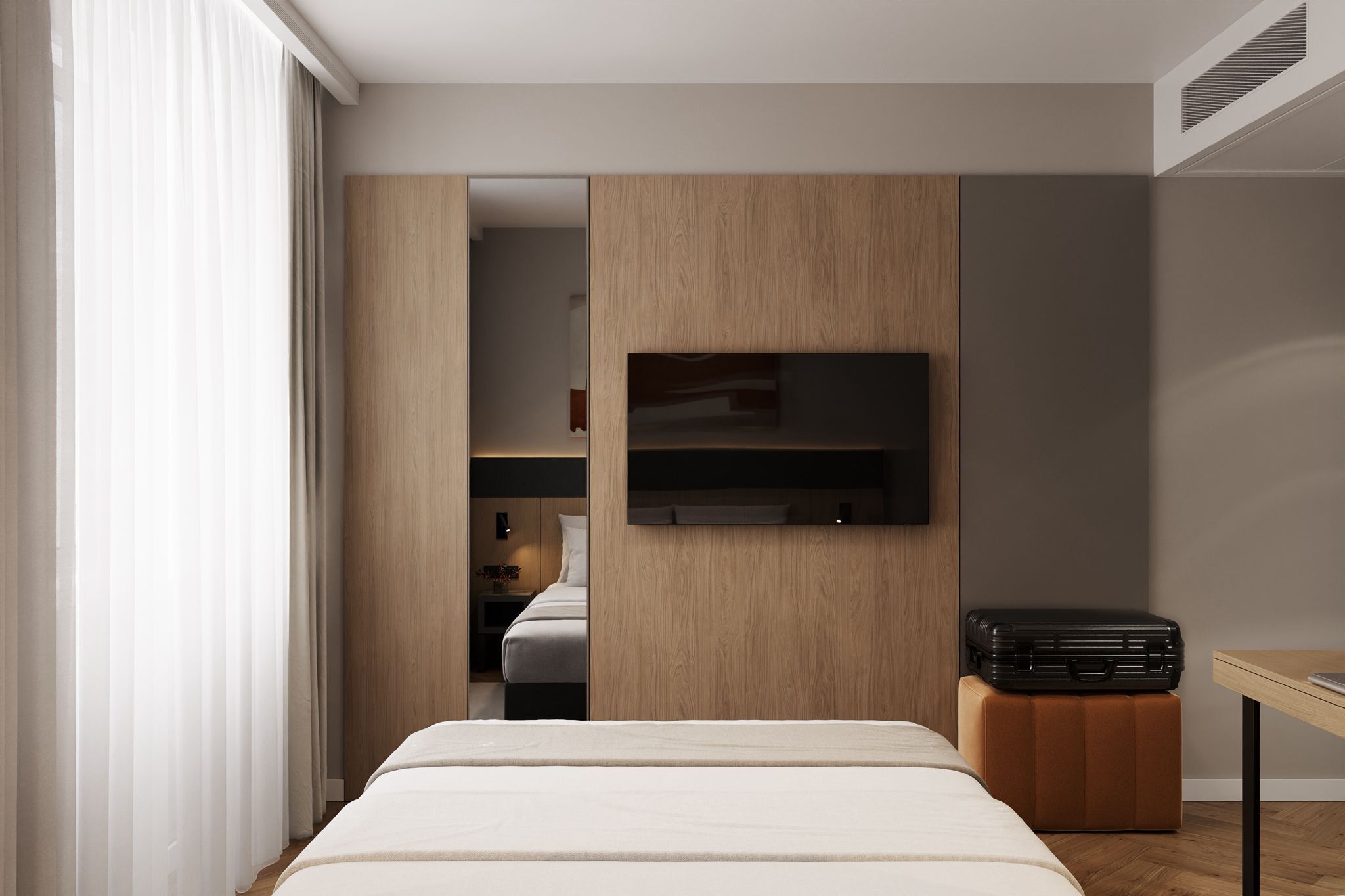 Business-Zimmer, 1 Queen-Bett | Wohnbereich