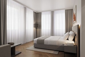 Deluxe Room | Minibar, desk, laptop workspace, blackout drapes - Tailormade Hotel METROPOL St.Gallen (St. Gallen)
