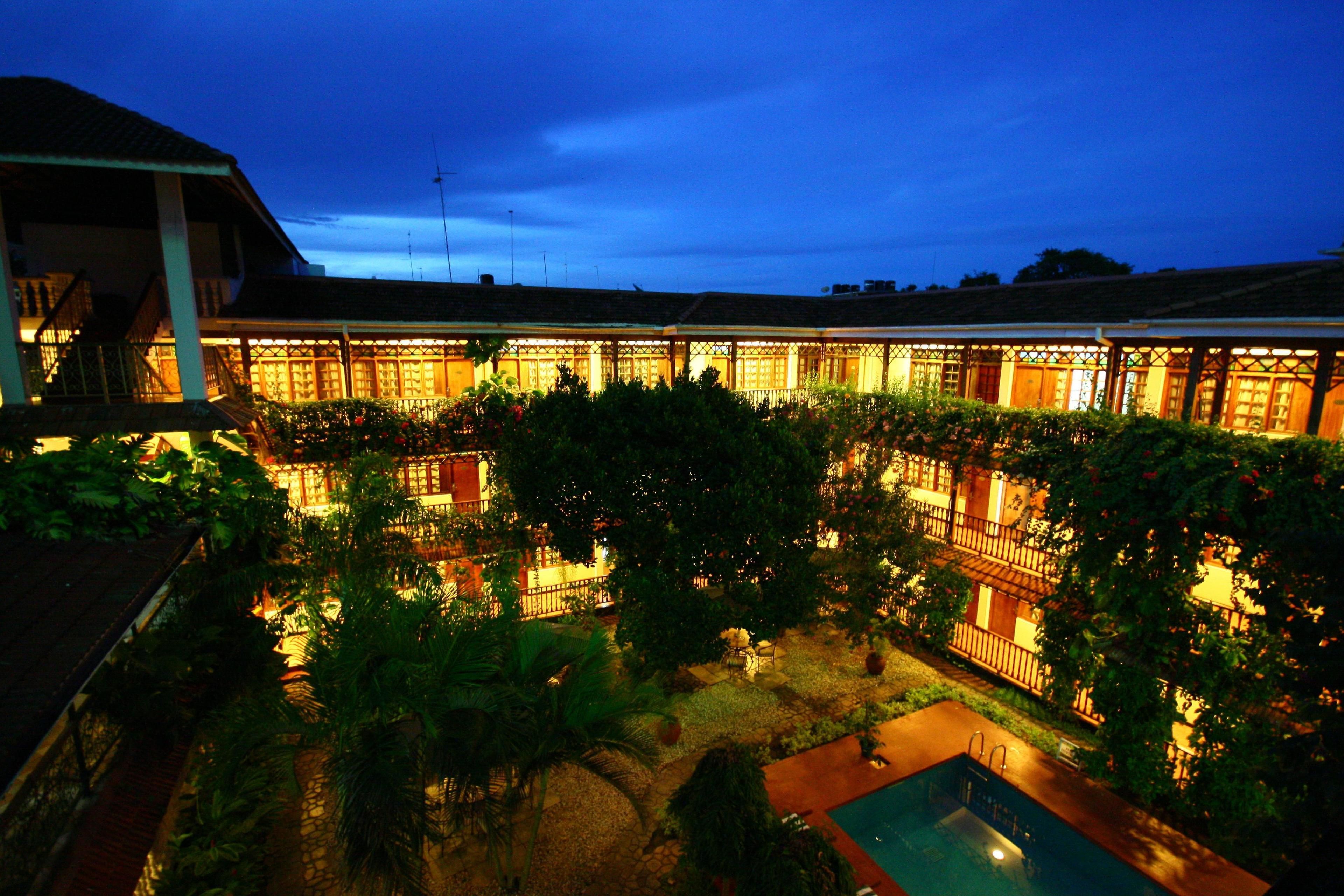 Front of property – evening/night