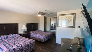 Standard Room, 2 Queen Beds, Non Smoking | Desk, soundproofing, free WiFi