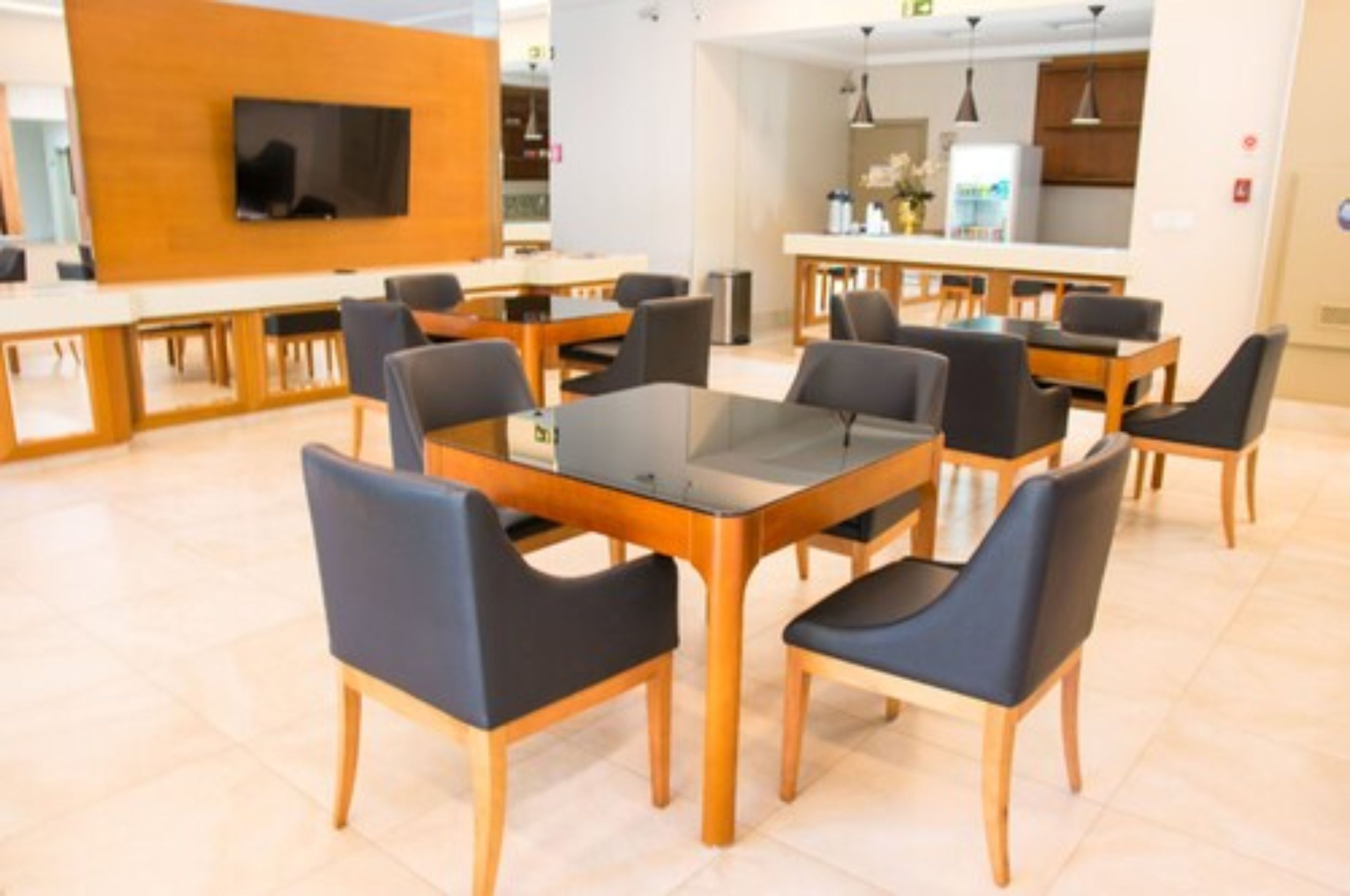 Sitteområde i lobbyen