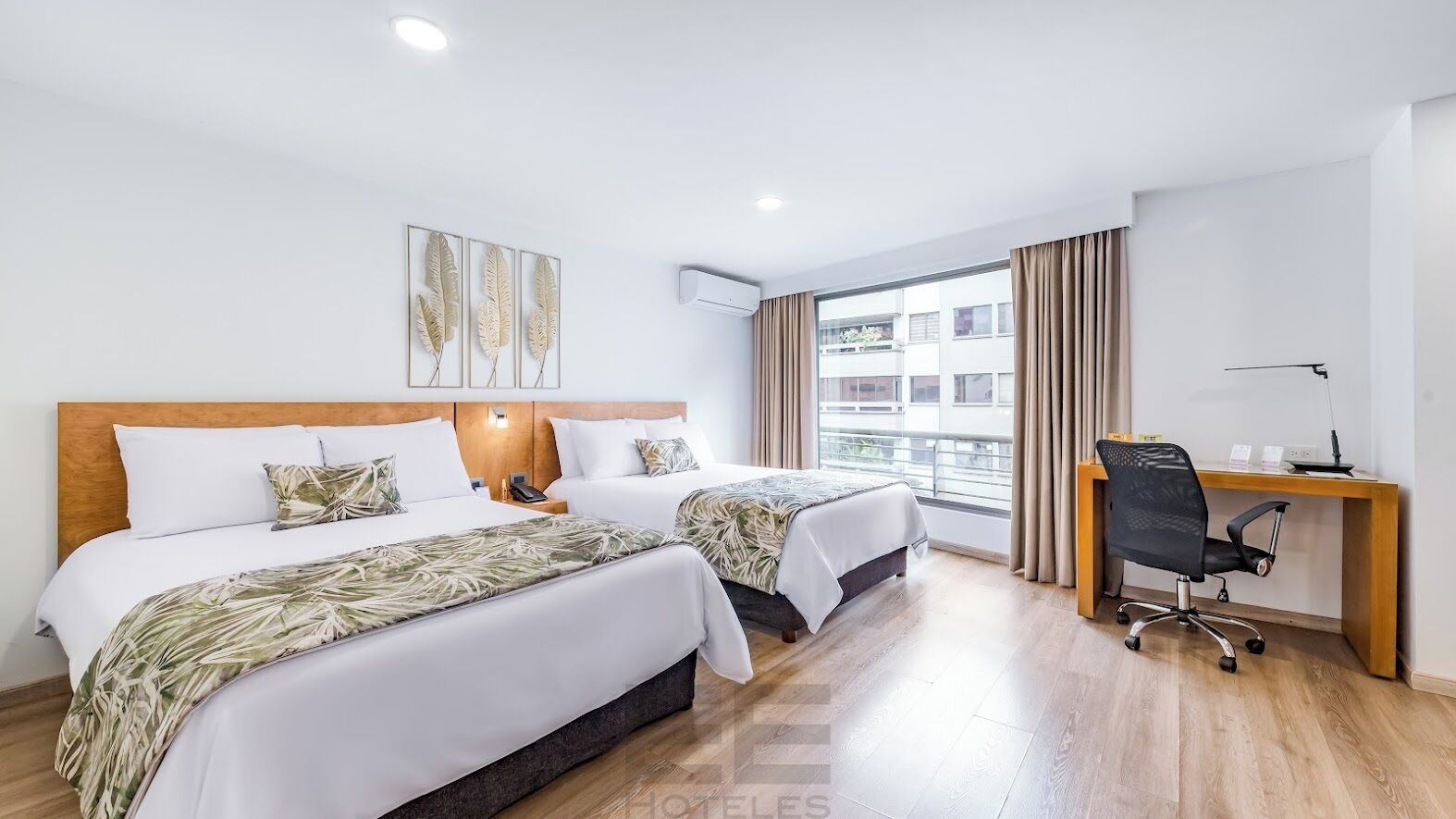 suite, 2 double beds | premium bedding, minibar, in-room safe, desk