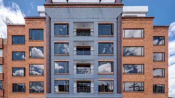 Overnatningsstedets facade