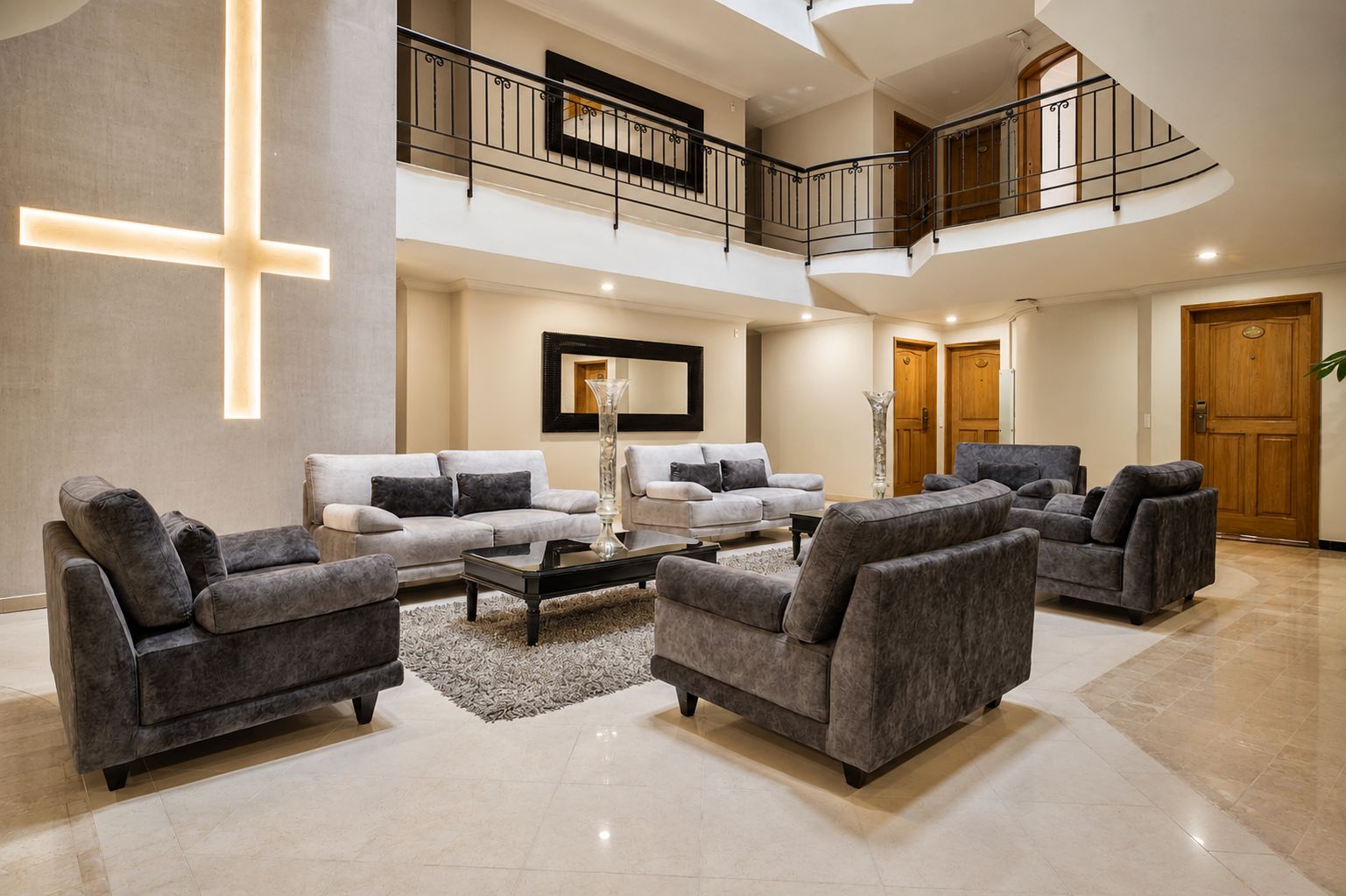 Lobby sitting area