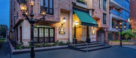 Voorkant van accommodatie