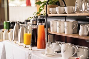 Daily buffet breakfast (EUR 35 per person)