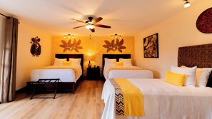 Family Junior Suite | Egyptian cotton sheets, premium bedding, in-room safe, desk - Buena Vista Chic Hotel (San Isidro)