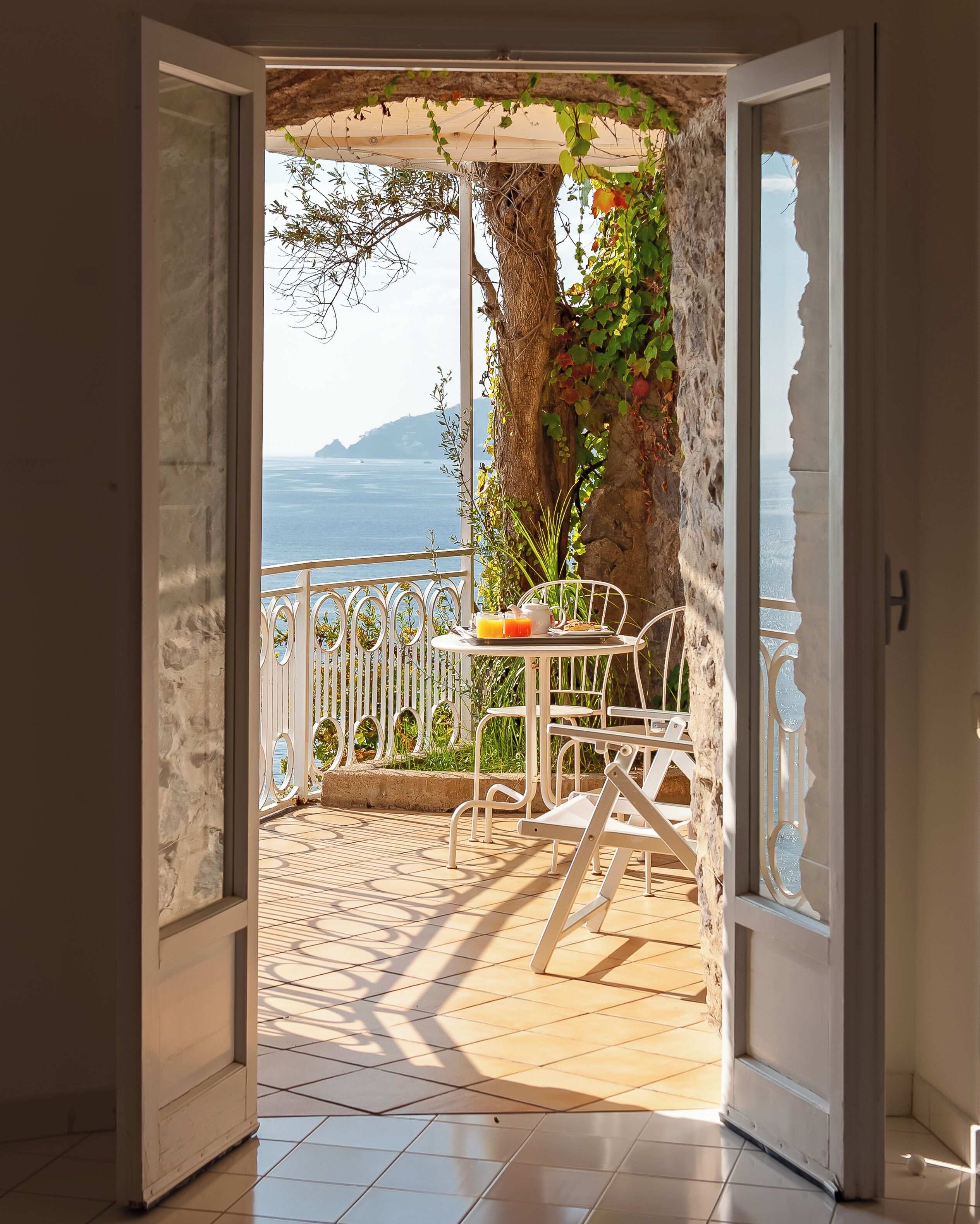 Classic Quadruple Room, Sea View | Terrace/patio