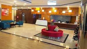Sitteområde i lobbyen