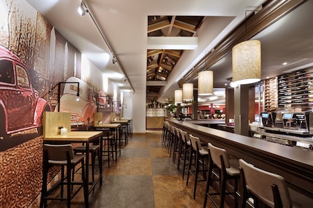 Breakfast, lunch and dinner served