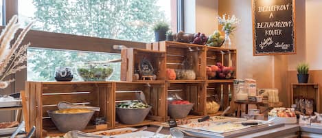 Gratis frukostbuffé varje dag