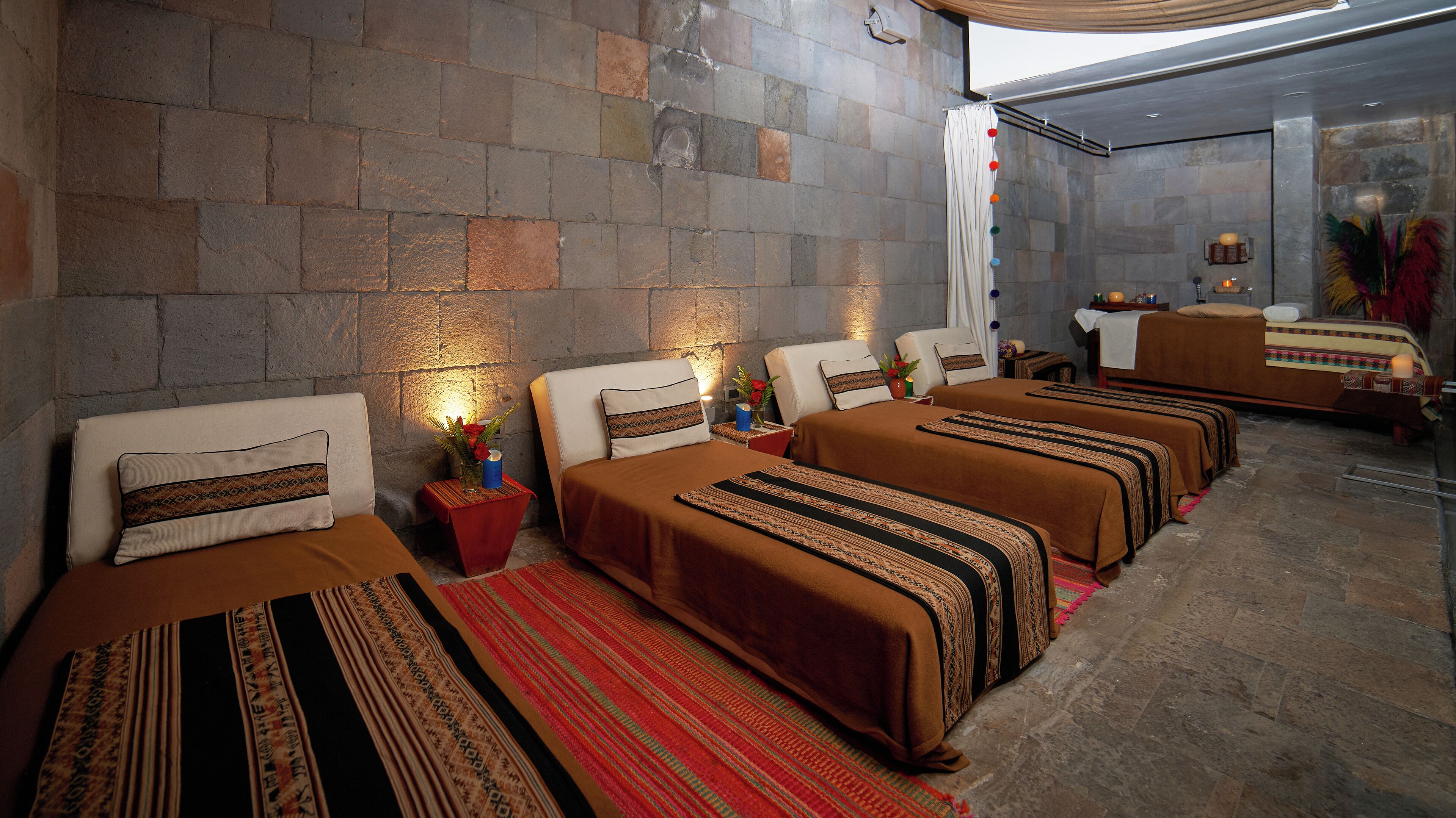 couples treatment room(s), sauna, hot tub, body treatments, aromatherapy