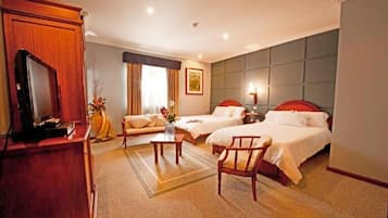 Hypo-allergenic bedding, down comforters, pillowtop beds