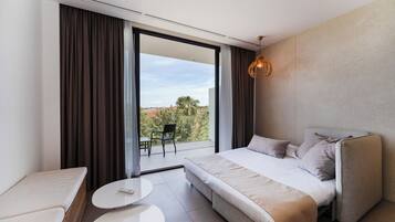 Minibar, in-room safe, desk, laptop workspace