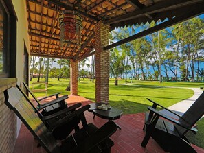 Bungalow, uitzicht op zee | Uitzicht vanuit de kamer