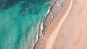 Vue sur la plage/l’océan