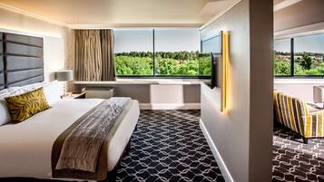 Premium bedding, memory foam beds, minibar, in-room safe