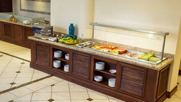 Free daily buffet breakfast