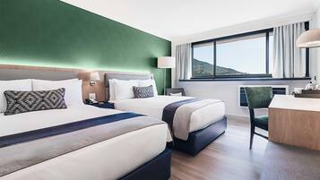 Double Room with Two Double Beds | 1 bedroom, premium bedding, in-room safe, desk