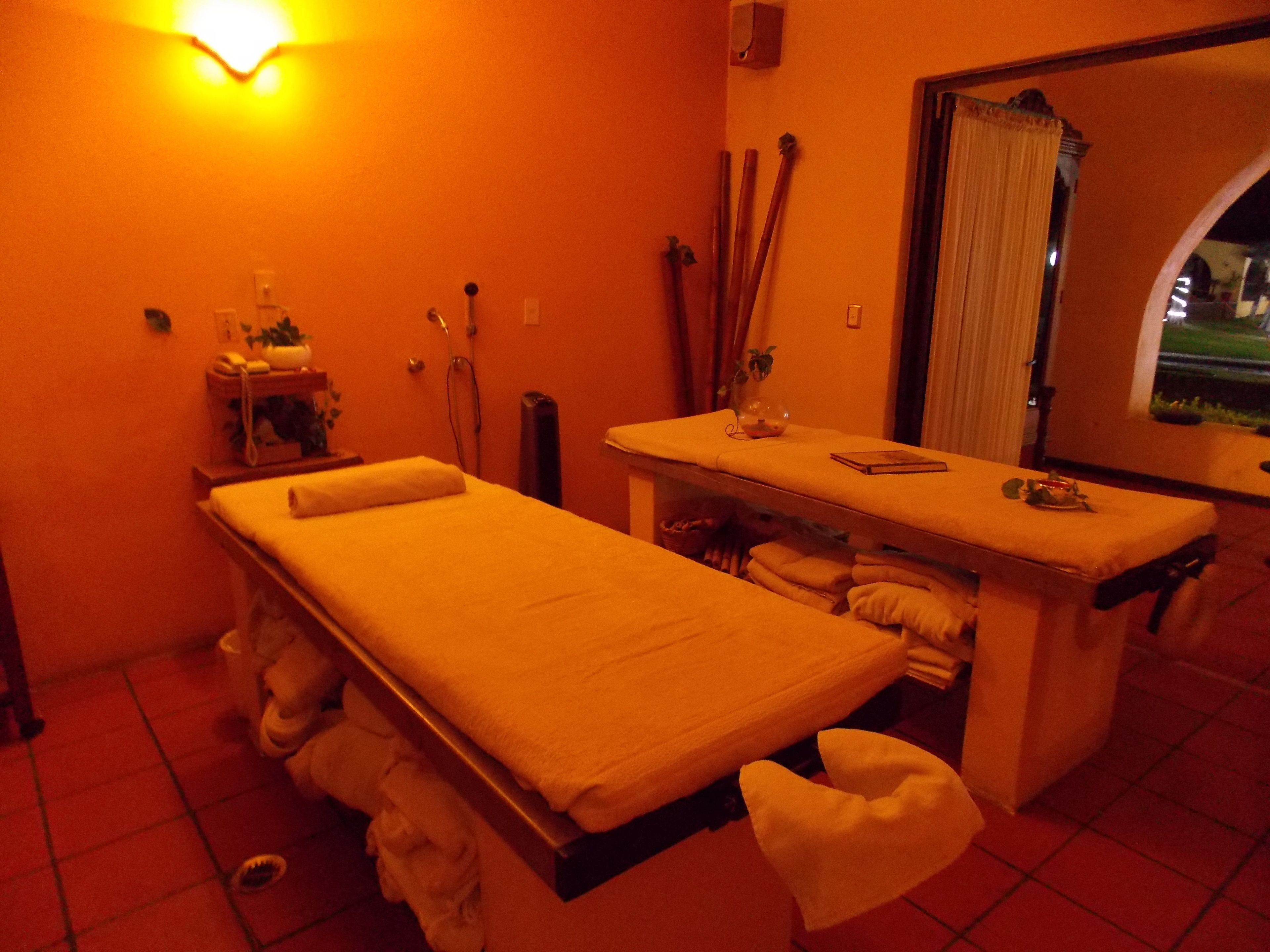 Aromatherapy, hot stone massages, facials