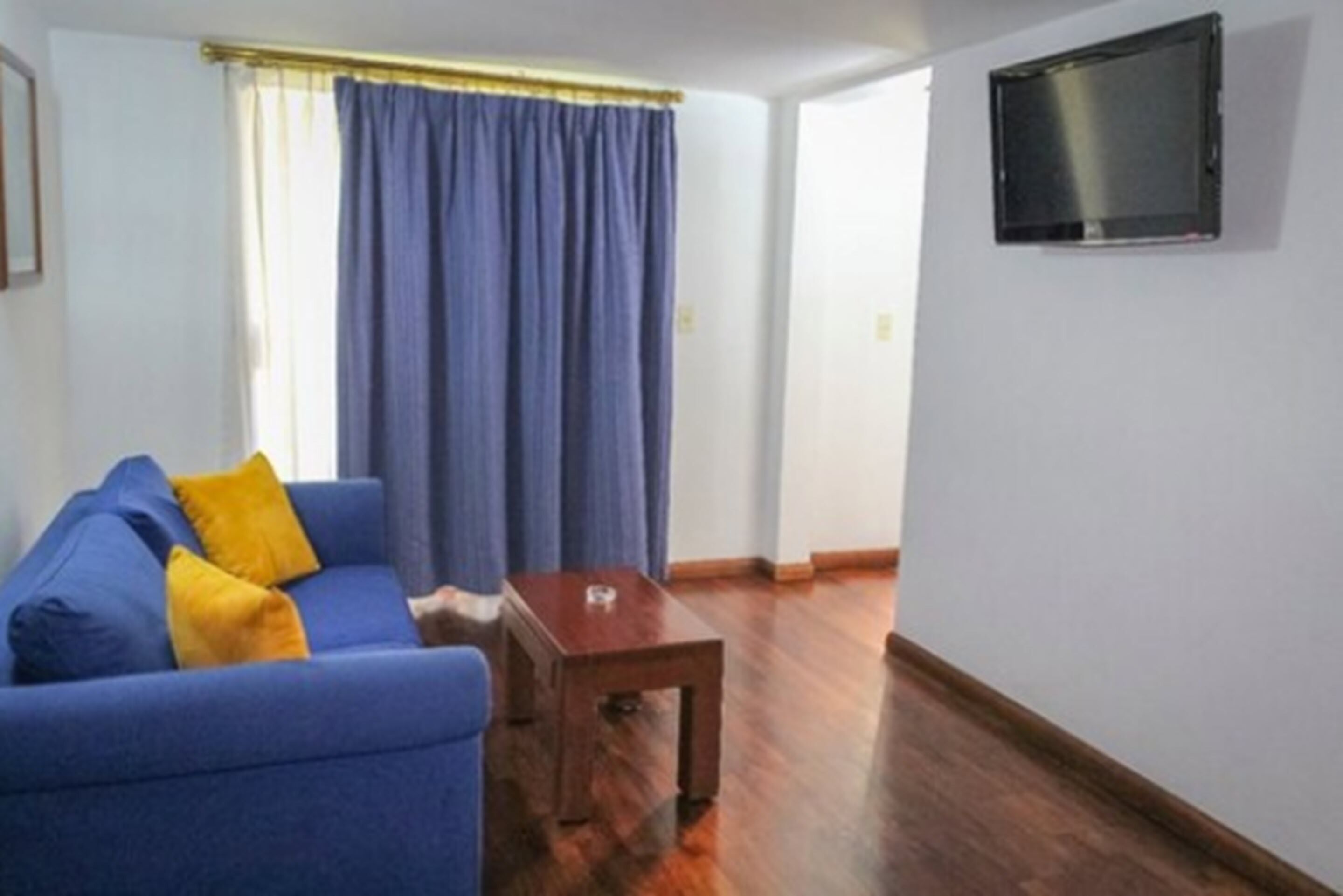 32-inch flat-screen tv with cable channels, tv