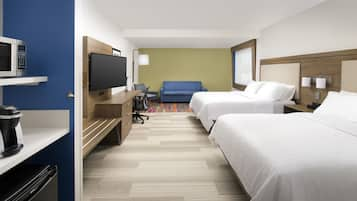 Standard Room, 2 Queen Beds, Accessible (Accessible Tub) | In-room safe, desk, laptop workspace, blackout curtains