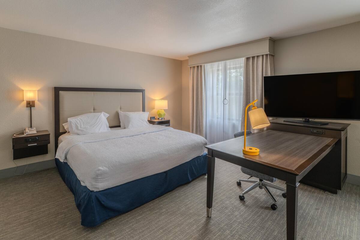 Studio, 1 King Bed, Accessible, Non Smoking | Iron/ironing board, cribs (free), rollaway beds (free)