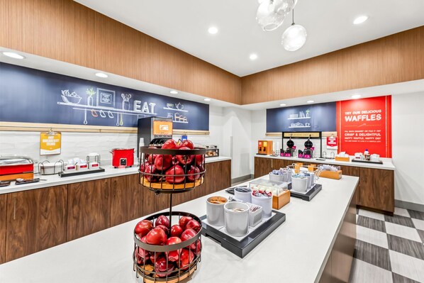 Frokostbuffé er inkludert hver dag