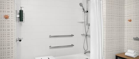 Dusche im Bad