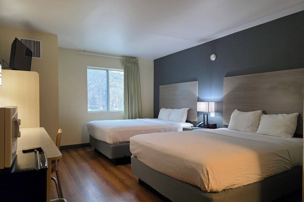 Standard Room, 2 Queen Beds, Non Smoking | WiFi (free), alarm clocks, individually decorated, bed sheets