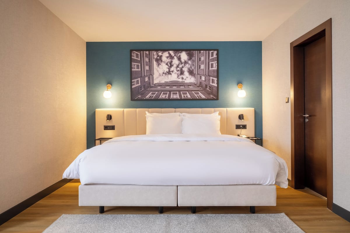 Quarto premium | 2 quartos, roupas de cama premium, camas Select Comfort