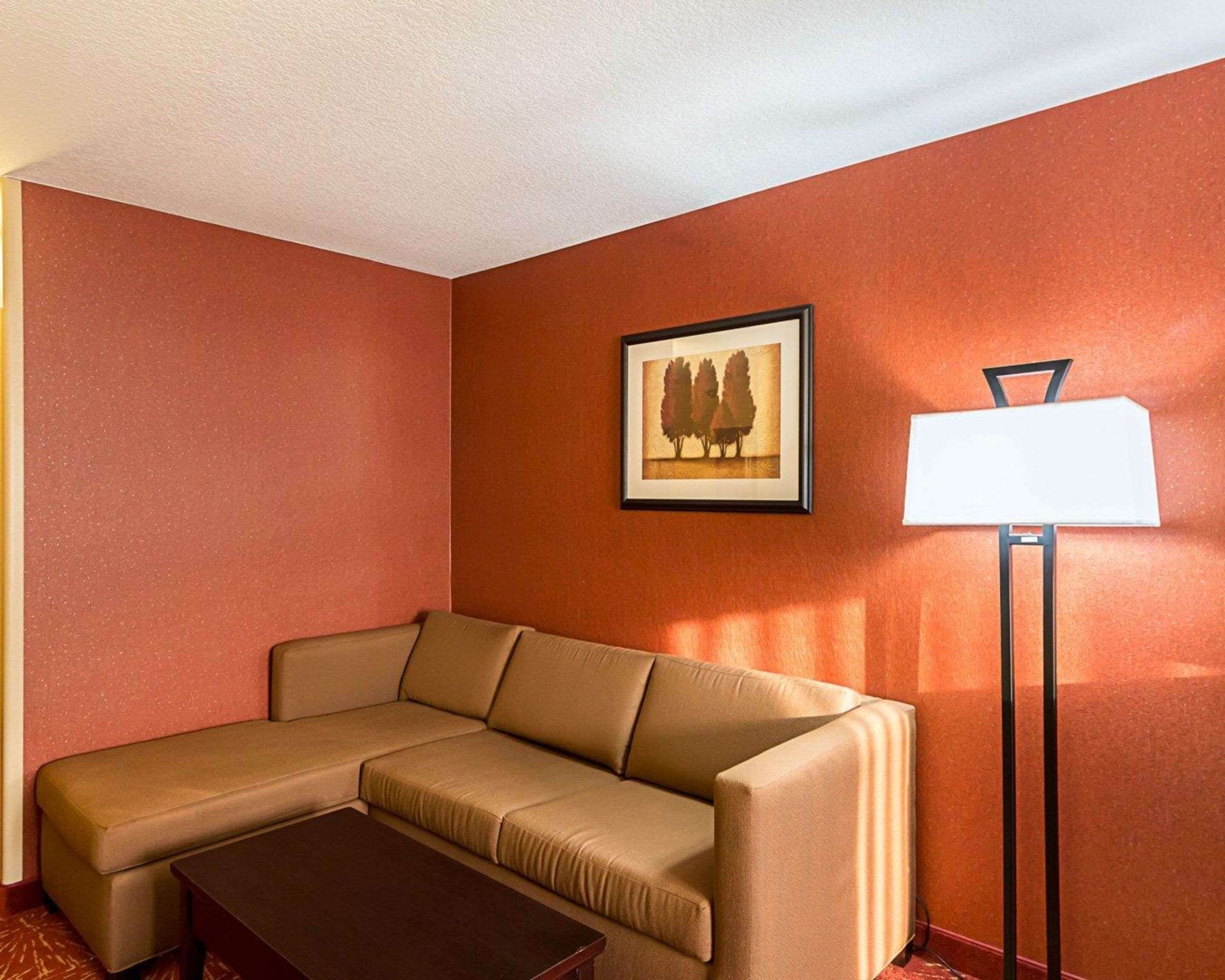 desk, blackout curtains, iron/ironing board, bed sheets