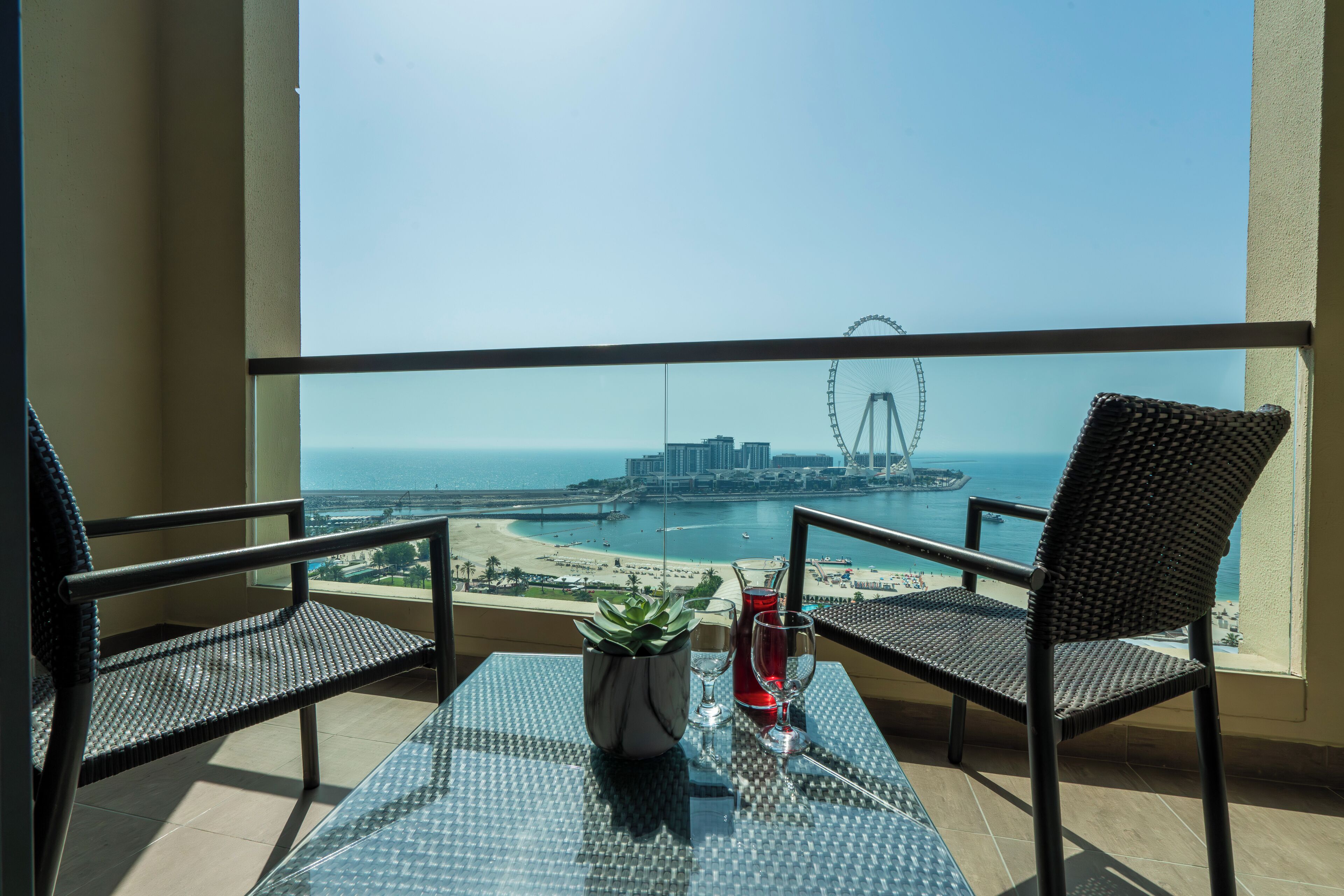 Room, 2 Single Beds, Balcony, Sea View (Ain Dubai) | Balcony view