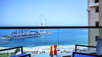 Room, 1 King Bed, Balcony, Sea View (Ain Dubai) | Balcony view