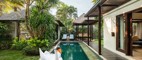 Villa, 3 camere da letto, piscina privata | Vista giardino