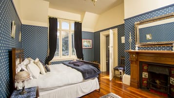 Premium bedding, down duvets, individually decorated