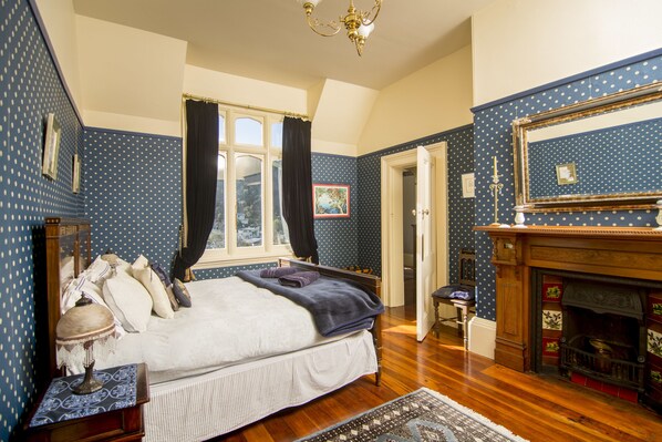 Premium bedding, down duvets, individually decorated