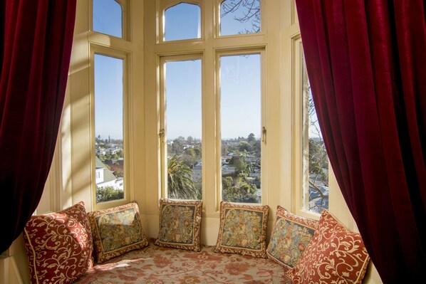 Premium bedding, down duvets, individually decorated