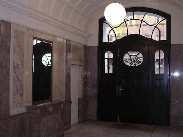 Interior entrance