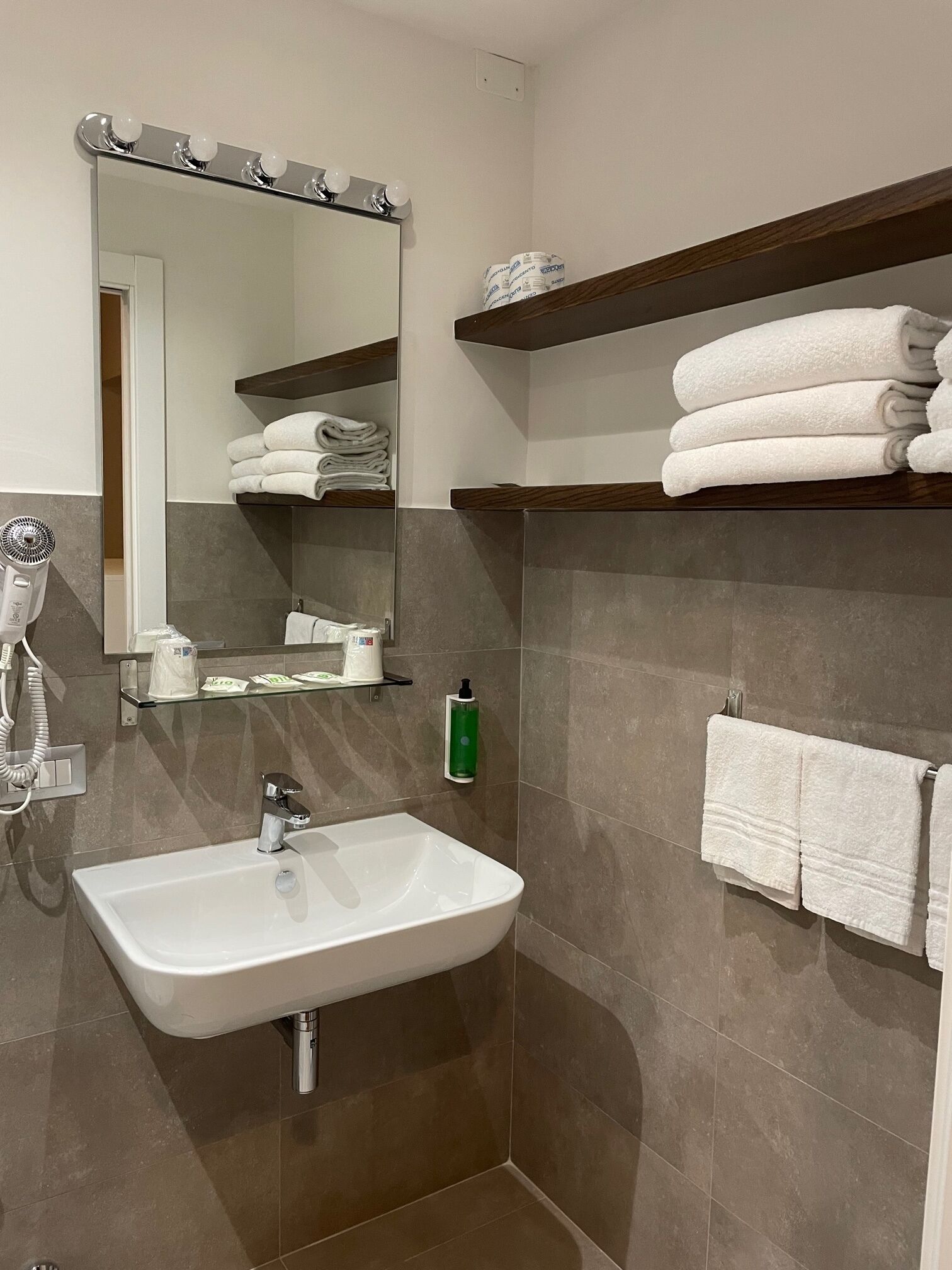 standard double or twin room | bathroom | shower, eco-friendly toiletries, hair dryer, towels