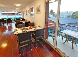 Daily buffet breakfast (EUR 14 per person)