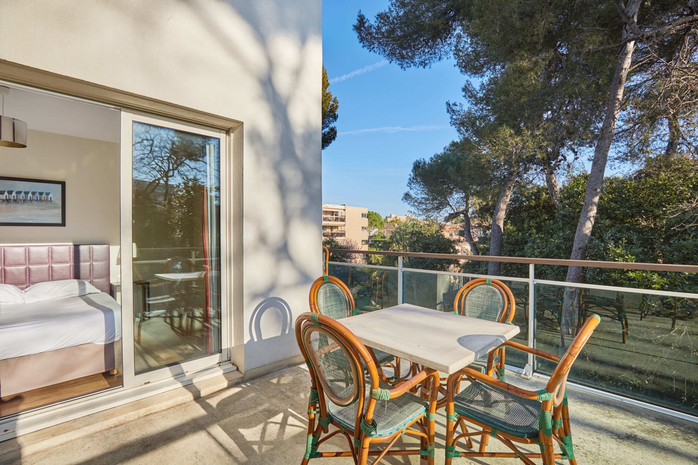 Superior Apartment, 1 Bedroom, Balcony (4 People) | Desk, soundproofing, iron/ironing board, free cots/infant beds