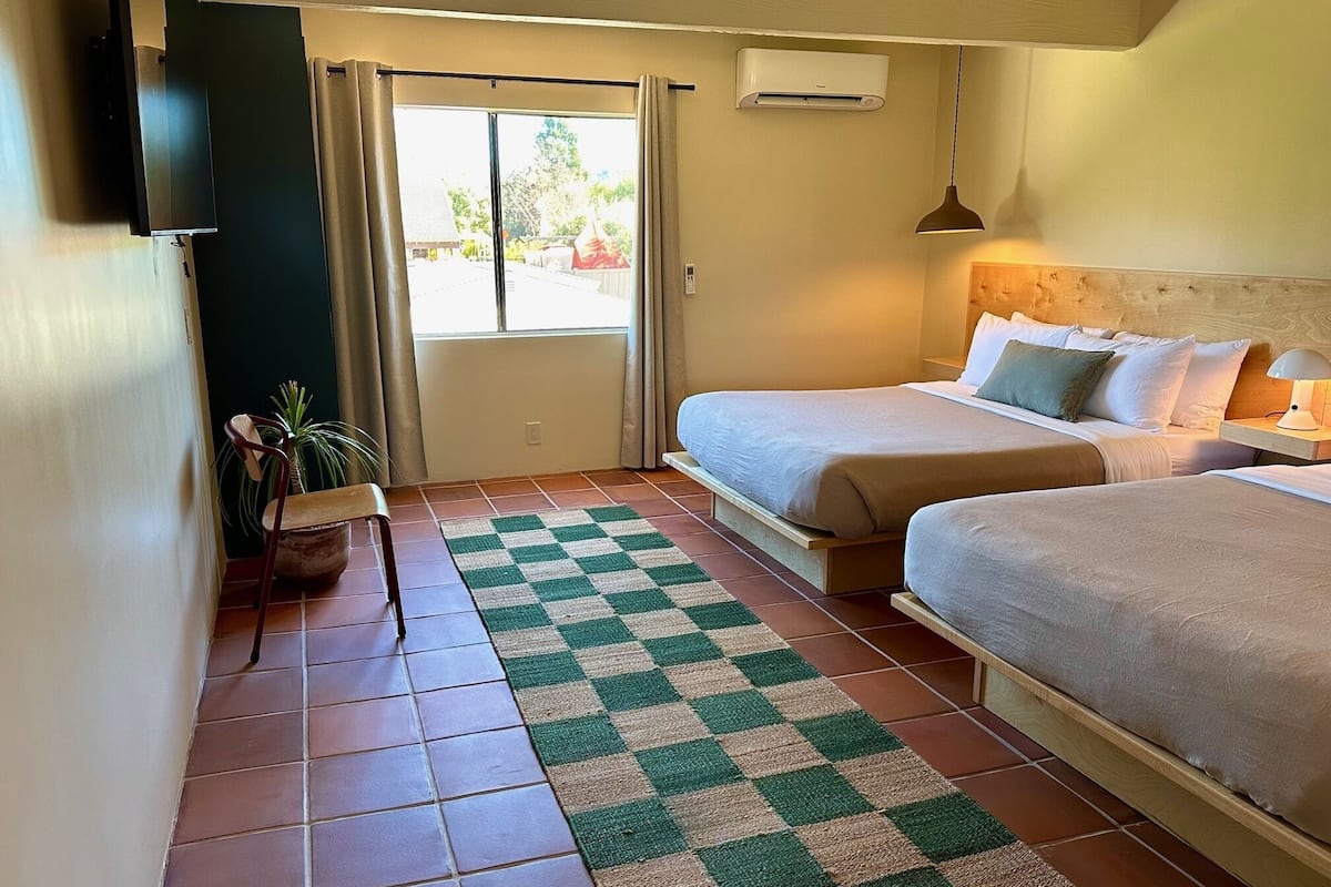 Standard Double Room Upstairs | Free WiFi, bed sheets, alarm clocks