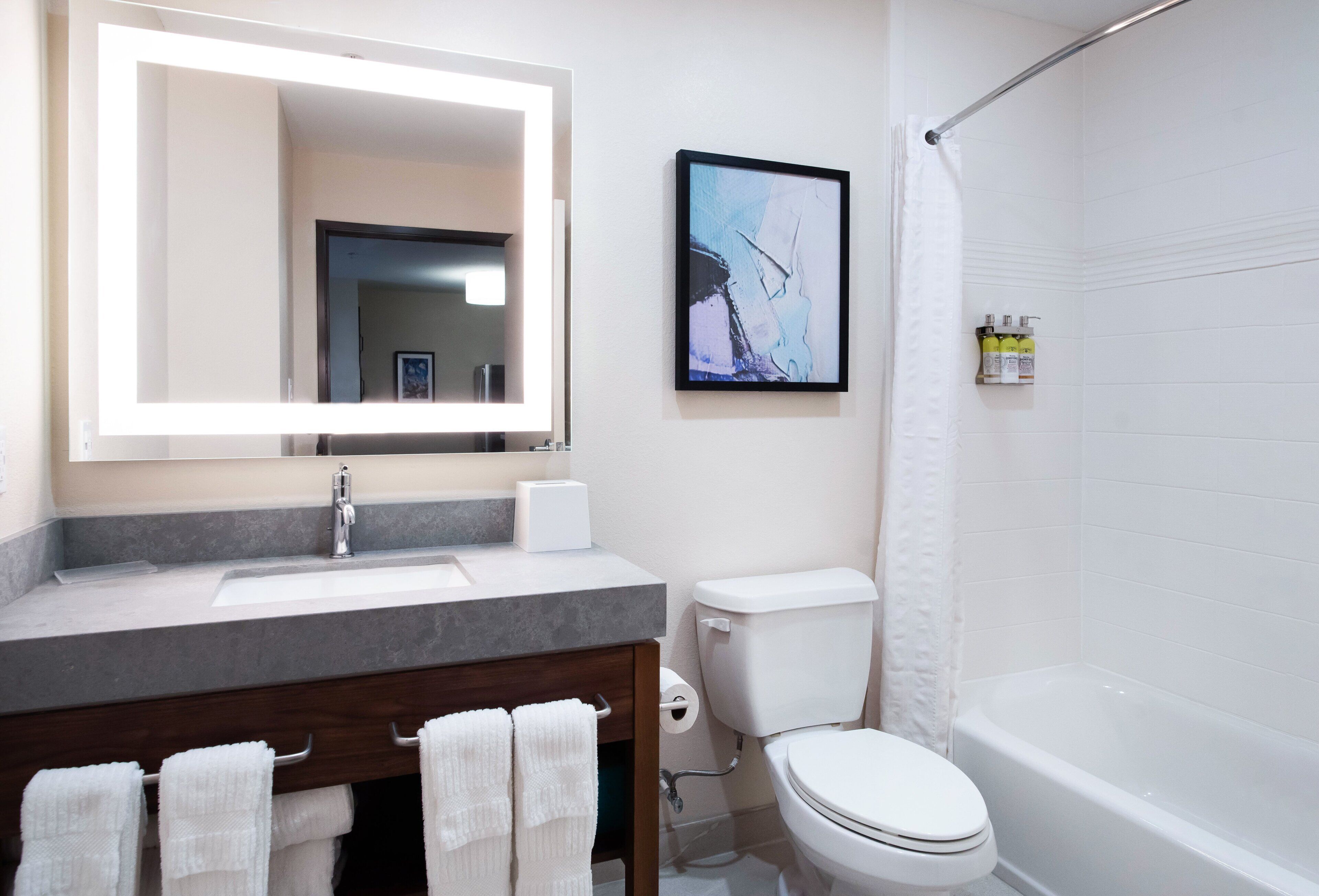 1 bedroom, desk, laptop workspace, iron/ironing board