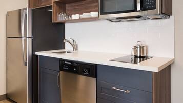 1 bedroom, desk, laptop workspace, iron/ironing board